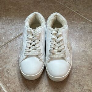 White Star Shearling Lined Sneakers